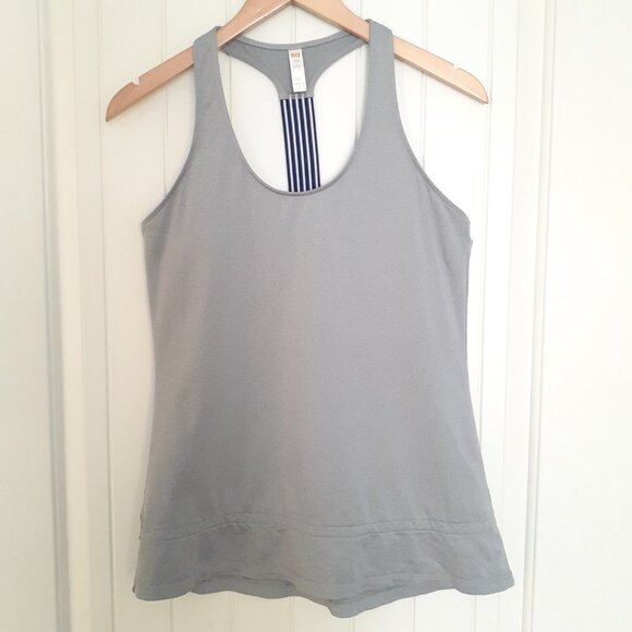 Lucy Tank Top with Toggle Hem Gray Size M - Picture 10 of 10